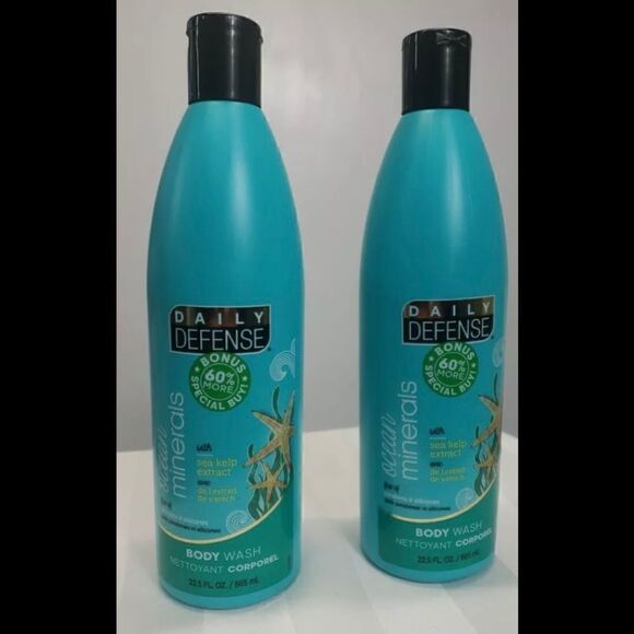 🛍️Daily Defense Ocean Minerals W/Sea Kelp extract Body Wash 22.5 OZ💥 - Picture 4 of 6